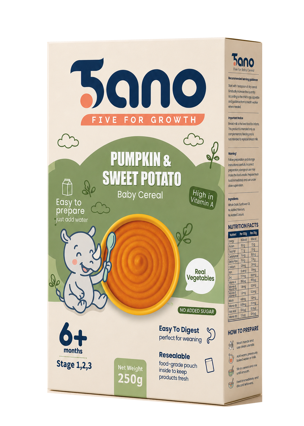 Tano Pumpkin + Sweet Potato